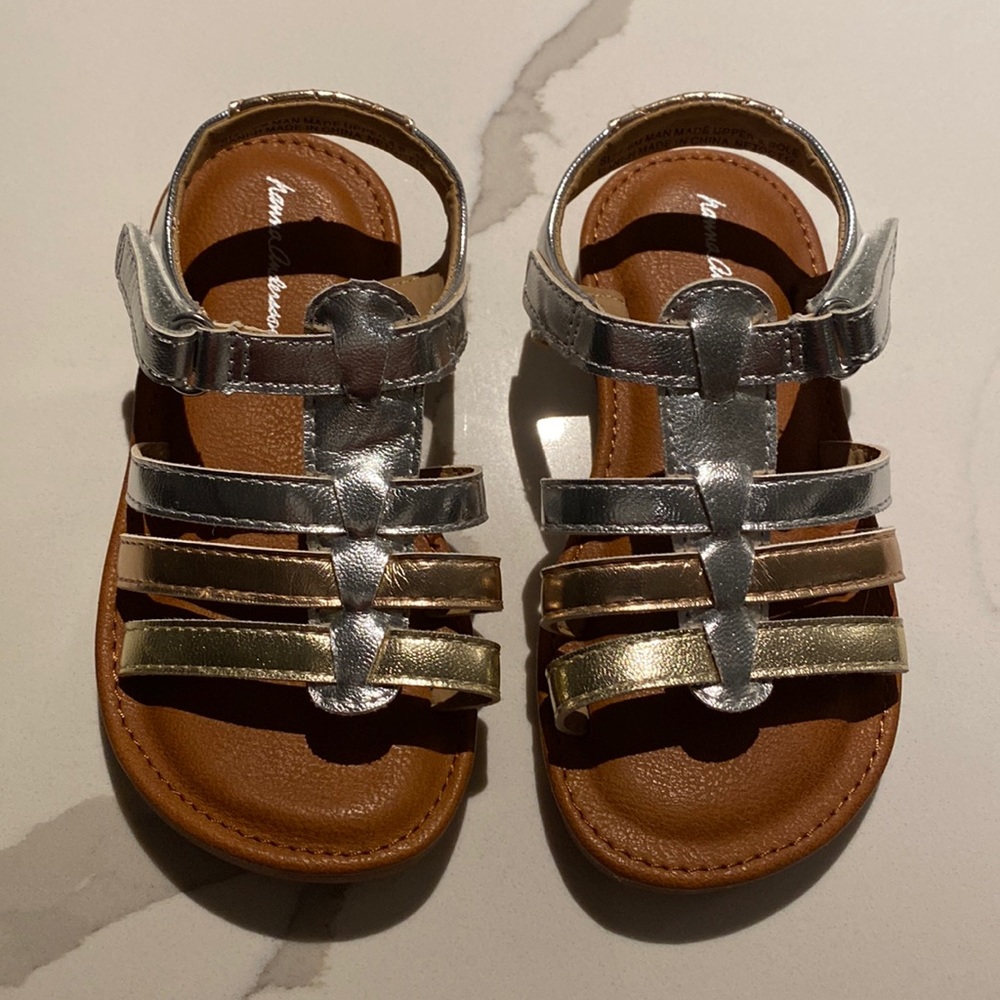 NWOT - HANNA ANDERSSON Metallic Sandals
